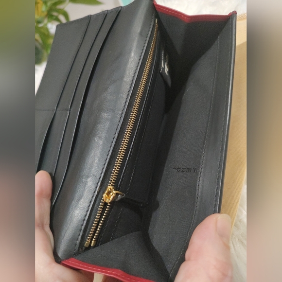 FENDI monster authentic long wallet; Excellent condition red and black leather - Picture 12 of 13